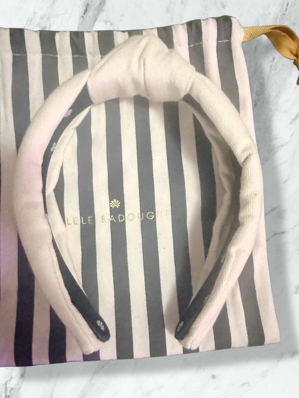 Lele Sadoughi White Headband